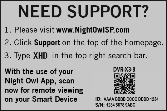 Night owl discount xhd series