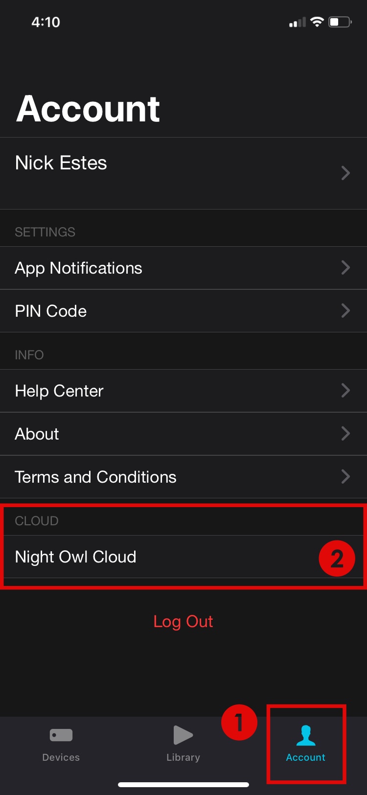 night owl protect login on computer